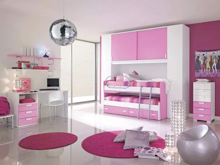 DORMITORIOS ROSA PARA DOS NIÑAS | DORMITORIOS CON ESTILO DORMITORIOS ROSA PARA DOS NIÑAS | DORMITORIOS CON ESTILO