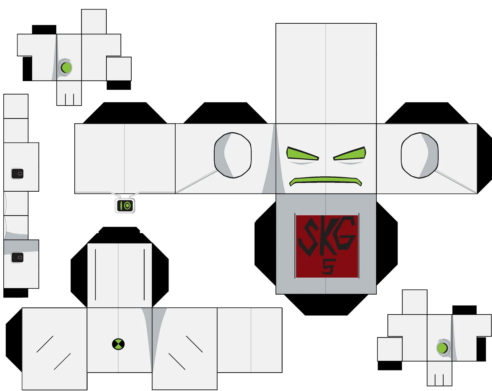 De cubeecraft y algo más: Cubeecraft Ben 10