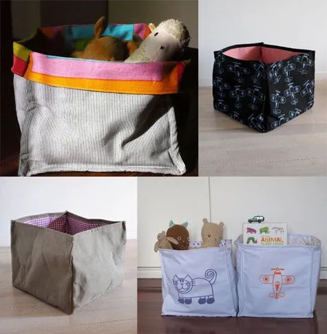 Cubos y Canastos para Juguetes - marcelina