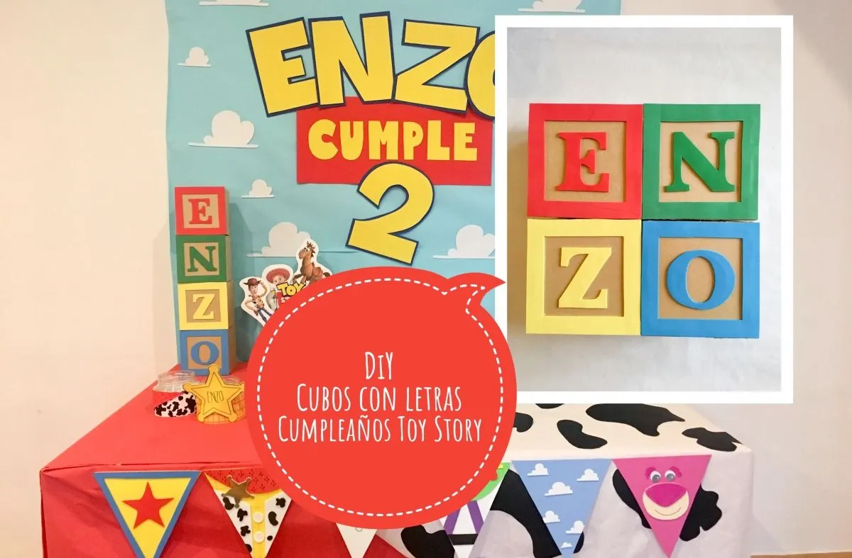 Cubos de letras para cumpleaños Toy Story – Mamacuchufletadotcom Cubos de letras para cumpleaños Toy Story – Mamacuchufletadotcom