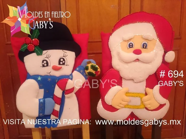CUBRE SILLAS DE SANTA Y MUÑECO DE NIEVE | NAVIDEÑOS | Pinterest CUBRE SILLAS DE SANTA Y MUÑECO DE NIEVE | NAVIDEÑOS | Pinterest