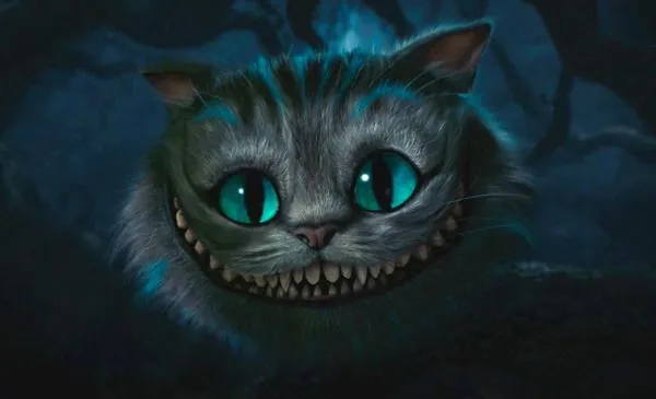 Cúbreme de espejos — Sonriendo como un gato de Cheshire Cúbreme de espejos — Sonriendo como un gato de Cheshire