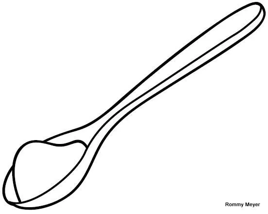 Dibujos para colorear deun cucharon - Imagui
