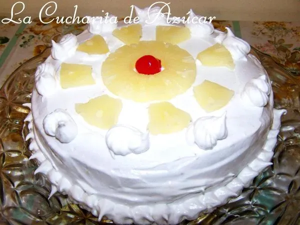La cucharita de azúcar: Torta Tres Leches de Piña con Merengue ...