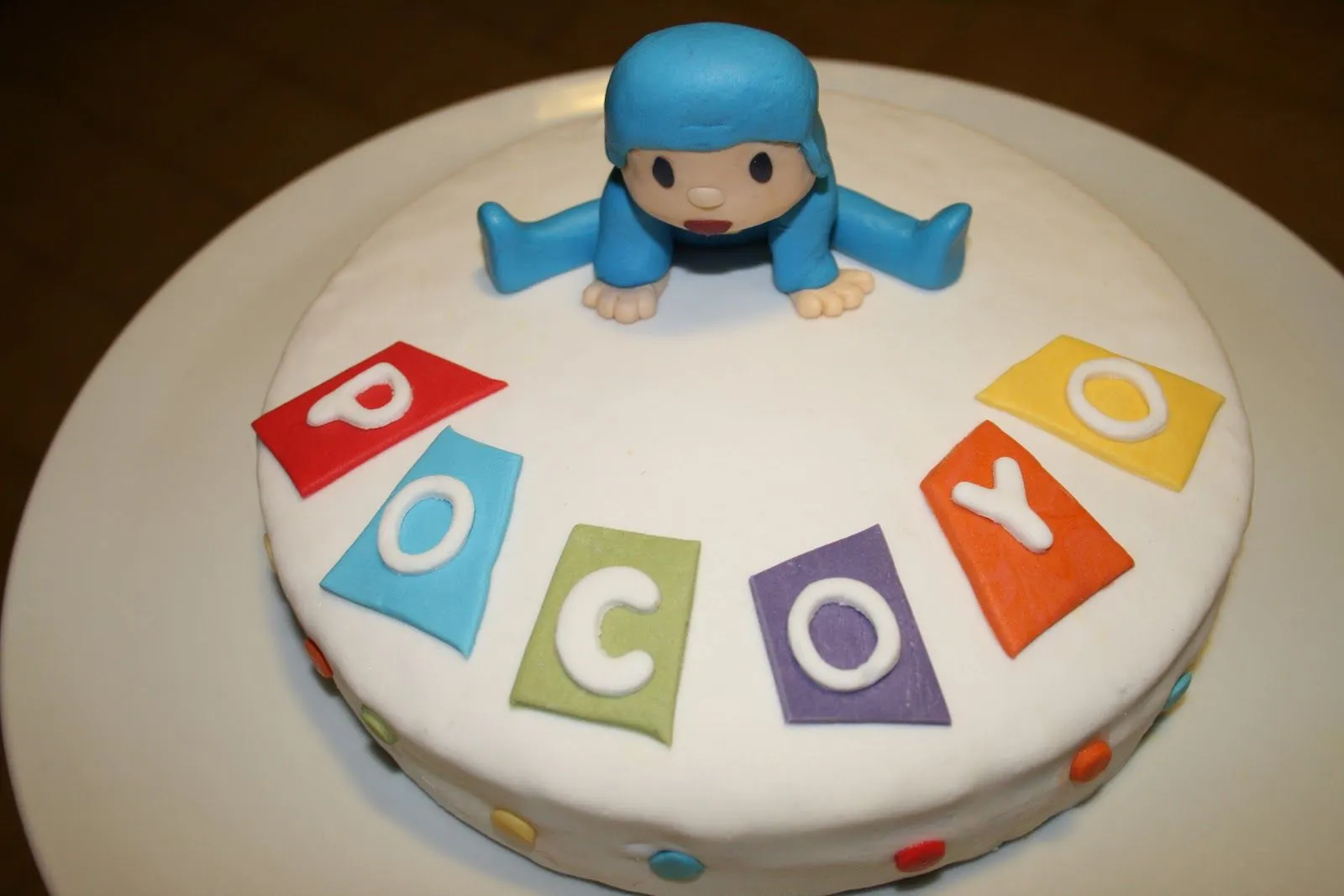 Cucharita de Palo: POCOYO FONDANT CAKE