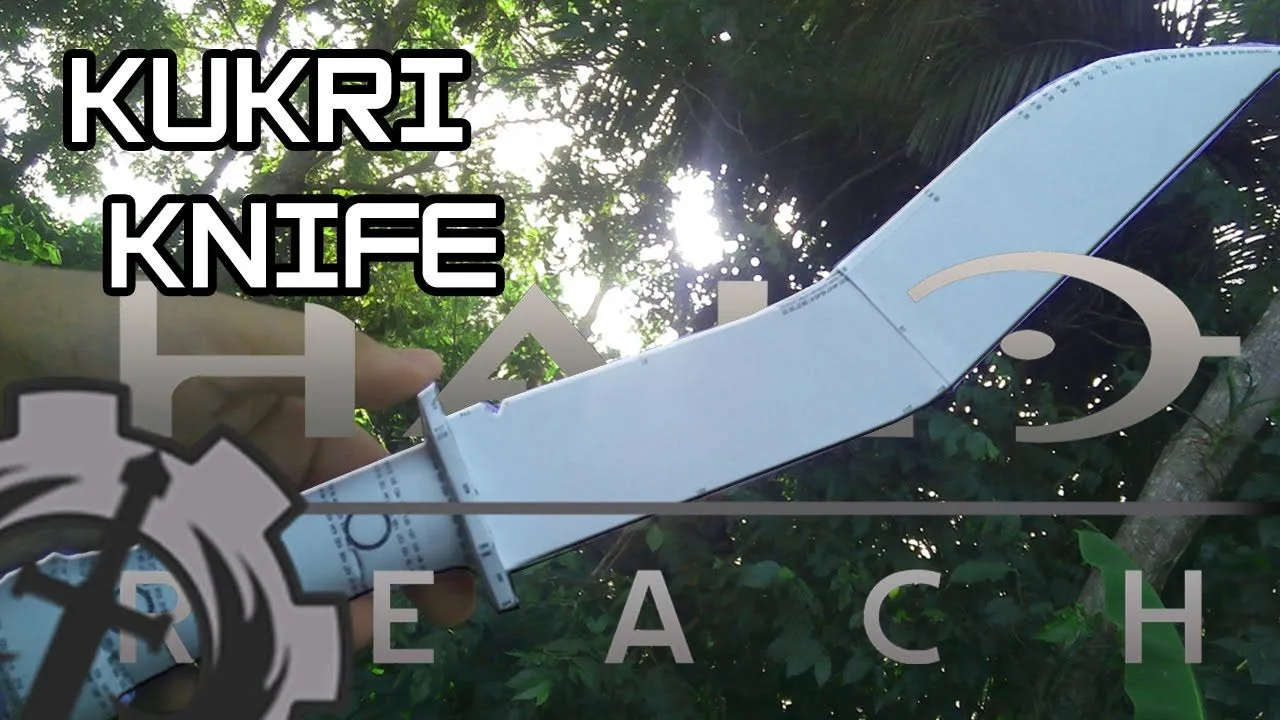 Como hacer ... Cuchillo de Emile papercraft | Halo Reach | - YouTube