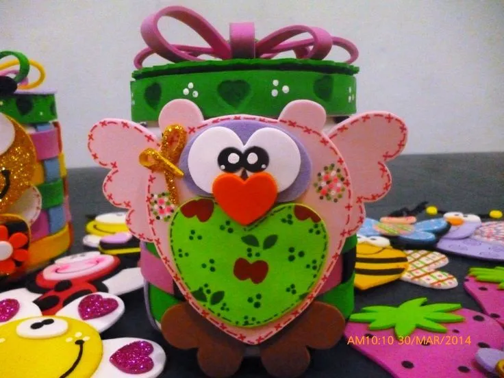 CUCHITURAS MANUALIDADES: Envases multiusos cuchi | Foami - Goma ... CUCHITURAS MANUALIDADES: Envases multiusos cuchi | Foami - Goma ...
