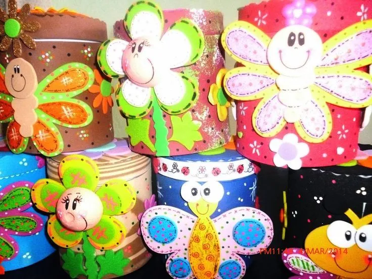 CUCHITURAS MANUALIDADES: POTES MULTIUSOS, LAPICES Y BOLÍGRAFOS ...
