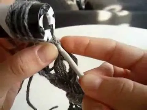 Cuello - Bufanda en Crochet (Ganchillo)- Punto Escoba o Broomstick ...