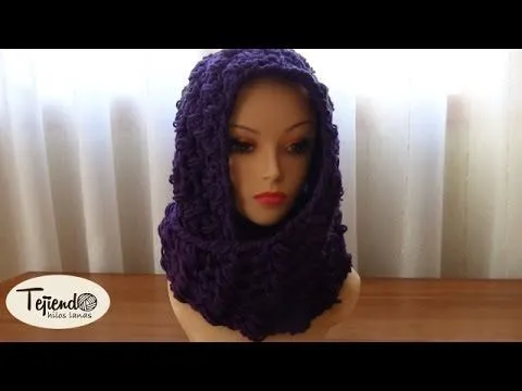 Cuello o bufanda tejida con los dedos. - YouTube | Croche prendas ... Cuello o bufanda tejida con los dedos. - YouTube | Croche prendas ...