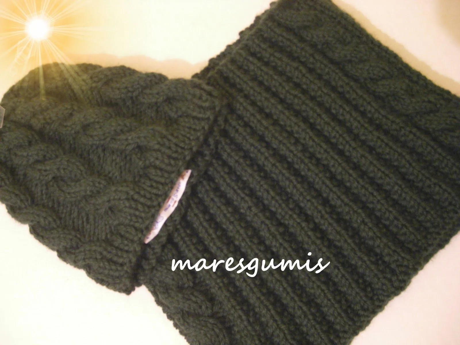 Cuello y gorro de trenzas | MARESGUMIS