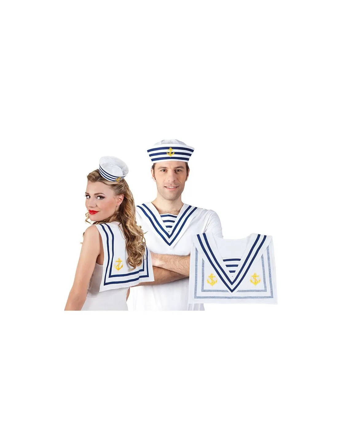 Cuello de marinero - Envío en 24h|Comprar en Disfraces Bacanal Cuello de marinero - Envío en 24h|Comprar en Disfraces Bacanal
