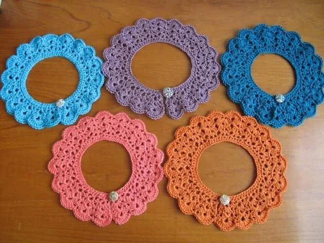 cuellos crochet para niñas ya estoy haciendo unas de colores ... cuellos crochet para niñas ya estoy haciendo unas de colores ...