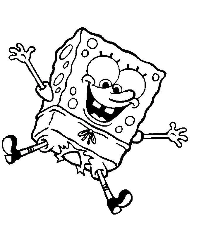 EL CUENTACUENTOS: POST Y DIBUJOS PARA PINTAR - PAINT | Cartoon coloring pages, Spongebob drawings, Spongebob coloring