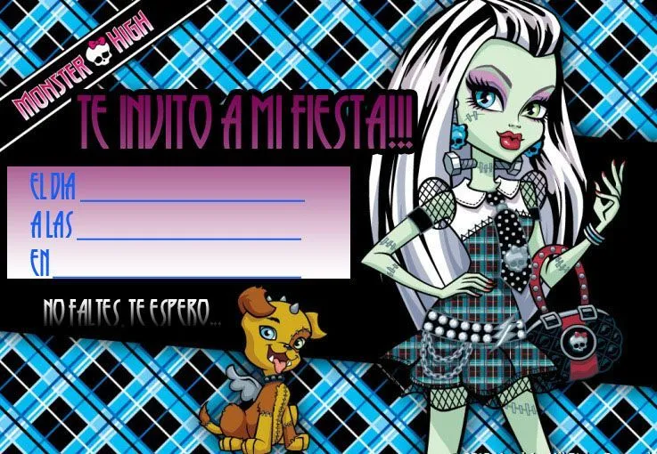 EL CUENTACUENTOS: TIJERAS Y PEGAMENTO | Monster high, Birthday invitations, Invitations EL CUENTACUENTOS: TIJERAS Y PEGAMENTO | Monster high, Birthday invitations, Invitations
