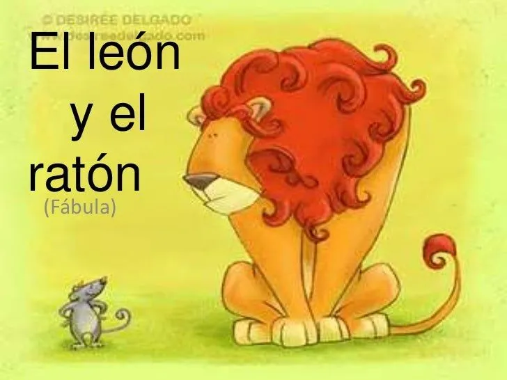 Cuento &quot;El león y el ratón&quot;