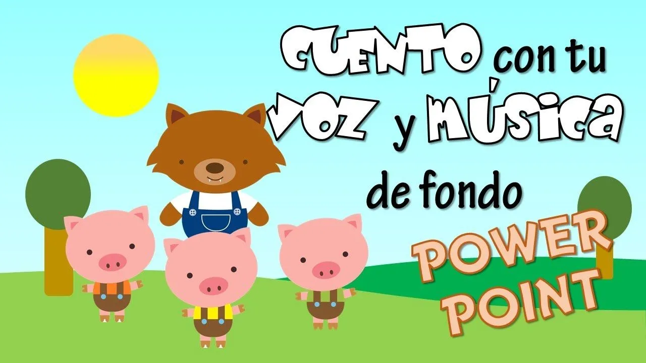 CUENTO animado en POWER POINT | Añade VOZ, IMÁGENES, MOVIMIENTO y MÚSICA de fondo a tus diapositivas - YouTube CUENTO animado en POWER POINT | Añade VOZ, IMÁGENES, MOVIMIENTO y MÚSICA de fondo a tus diapositivas - YouTube