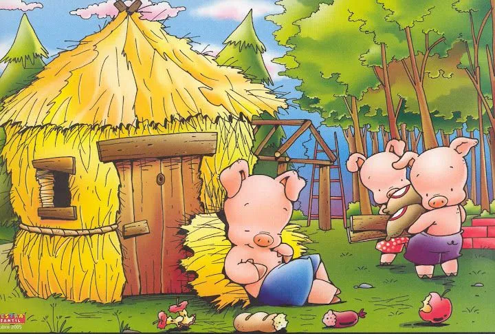 CUENTO LOS TRES CERDITOS Y EL LOBO FEROZ