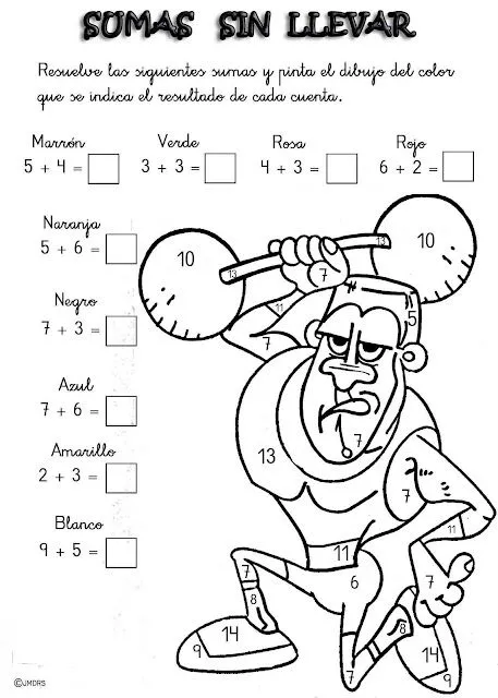 TE CUENTO UN CUENTO: Dibujo con sumas sin llevar TE CUENTO UN CUENTO: Dibujo con sumas sin llevar