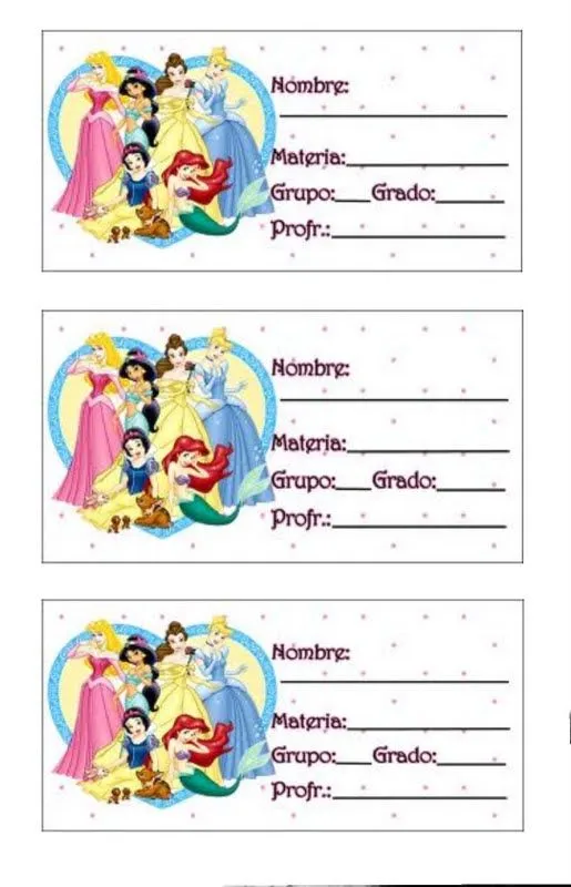 TE CUENTO UN CUENTO: Etiquetas escolares