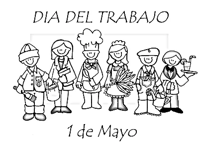 TE CUENTO UN CUENTO: "Día del Trabajo" Dibujos para colorear TE CUENTO UN CUENTO: "Día del Trabajo" Dibujos para colorear