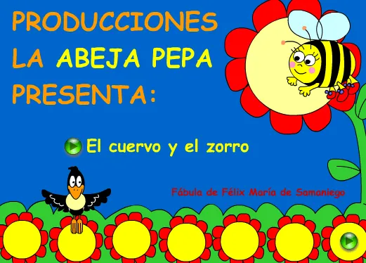 Cuento interactivo: El cuervo y el zorro | Recurso educativo 36159 ... Cuento interactivo: El cuervo y el zorro | Recurso educativo 36159 ...