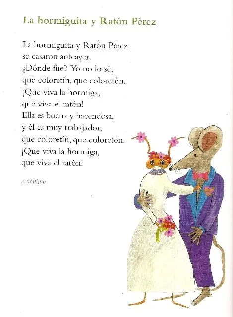 TE CUENTO UN CUENTO: La Hormiguita y el Ratón Peréz TE CUENTO UN CUENTO: La Hormiguita y el Ratón Peréz