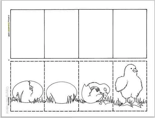 Secuenciacion de imagenes infantiles para pintar - Imagui