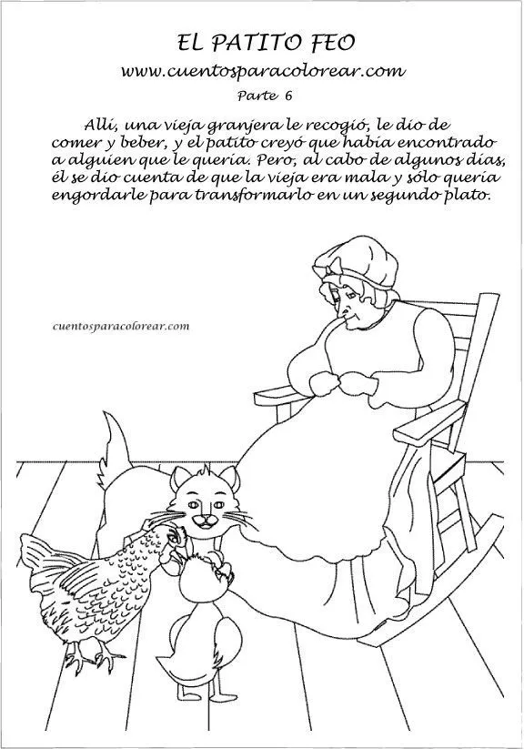 cuentos para colorear y pintar el patito feo | Educación pre ... cuentos para colorear y pintar el patito feo | Educación pre ...