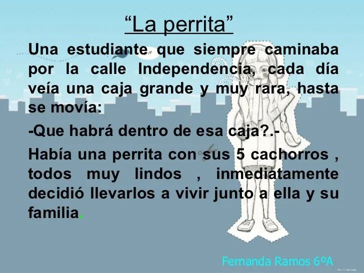 Cuentos Cortos Del Sexto A