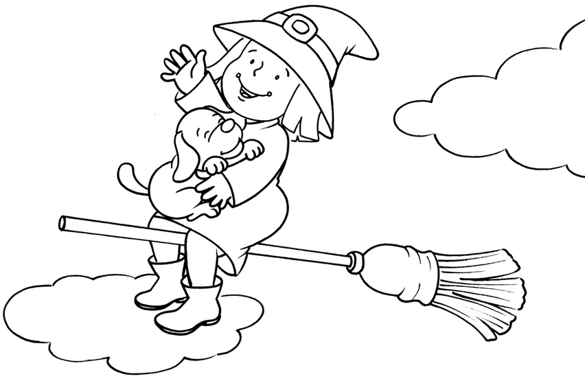 CuentosDeDonCoco.Com: DIBUJO DE BRUJA SIMPÁTICA PARA COLOREAR ... CuentosDeDonCoco.Com: DIBUJO DE BRUJA SIMPÁTICA PARA COLOREAR ...