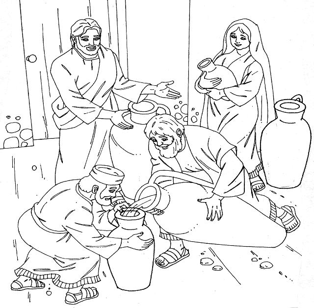 Cuentos de Don Coco: JESÚS EN LAS BODAS DE CANA PARA COLOREAR ... Cuentos de Don Coco: JESÚS EN LAS BODAS DE CANA PARA COLOREAR ...