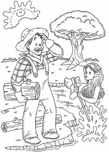Cuentos de Don Coco: EL LEÑADOR HONRADO PARA COLOREAR || Cuentos ... Cuentos de Don Coco: EL LEÑADOR HONRADO PARA COLOREAR || Cuentos ...