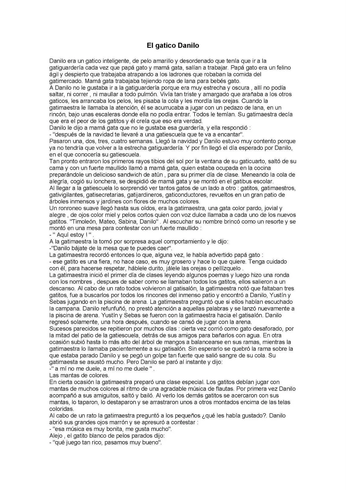 Cuentos para imprimir - Imagui