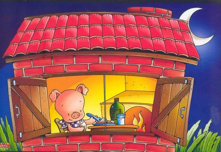 Cuentos infantiles: Los tres cerditos. Cuento ilustrado. Cuentos infantiles: Los tres cerditos. Cuento ilustrado.