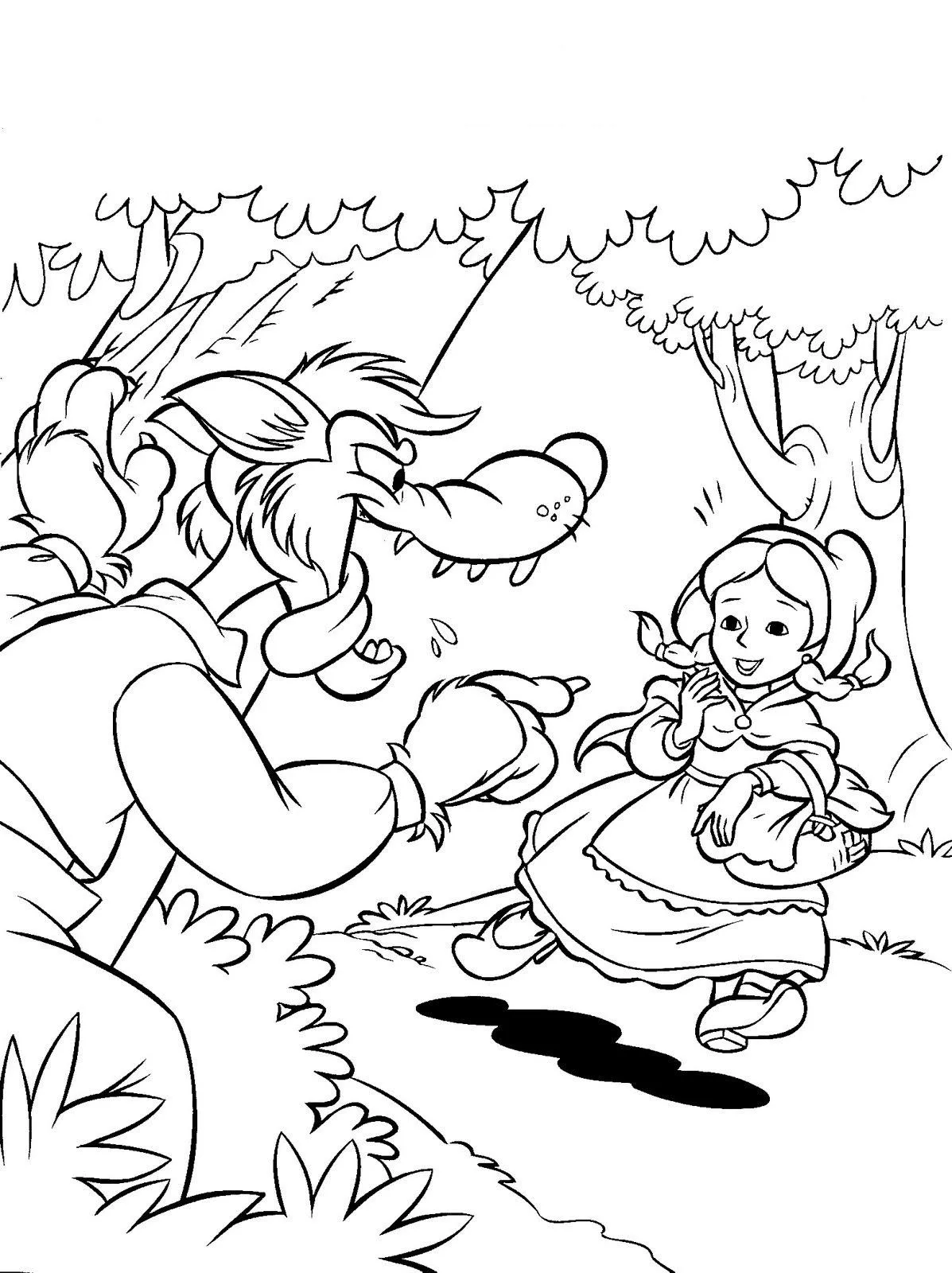 Cuentos infantiles para colorear, imprimir