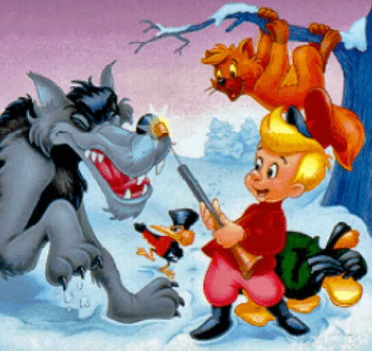 Cuentos infantiles: Pedro y el lobo