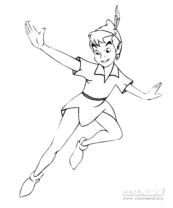 Cuentos infantiles: Peter Pan para colorear. Dibujos para imprimir ... Cuentos infantiles: Peter Pan para colorear. Dibujos para imprimir ...