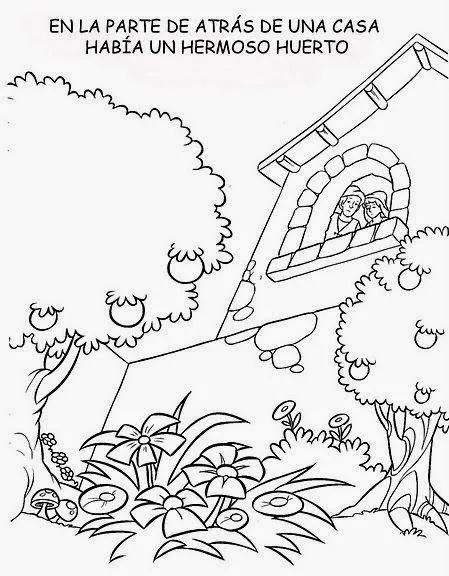 Cuentos infantiles: Rapunzel. Cuento en imágenes para colorear. Cuentos infantiles: Rapunzel. Cuento en imágenes para colorear.