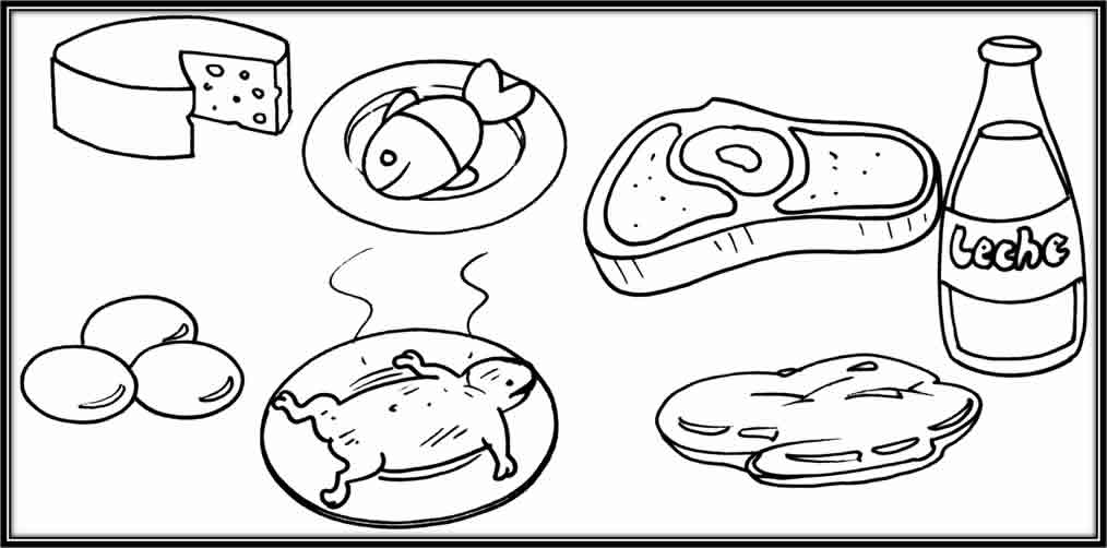 CuentosDeDonCoco.Com: ALIMENTOS CONSTRUCTORES PARA COLOREAR CuentosDeDonCoco.Com: ALIMENTOS CONSTRUCTORES PARA COLOREAR