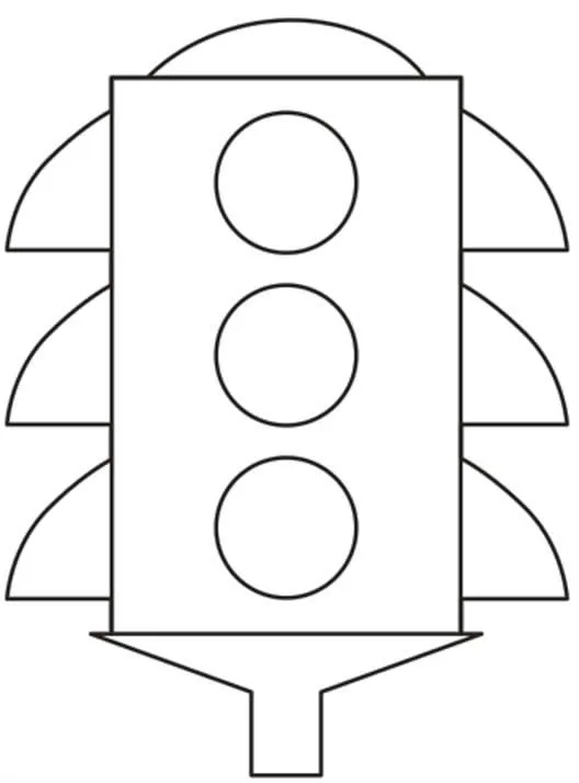 CuentosDeDonCoco.Com: SEMÁFORO PARA COLOREAR CuentosDeDonCoco.Com: SEMÁFORO PARA COLOREAR