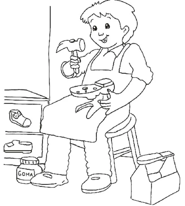 CuentosDeDonCoco.Com: ZAPATERO PARA COLOREAR CuentosDeDonCoco.Com: ZAPATERO PARA COLOREAR