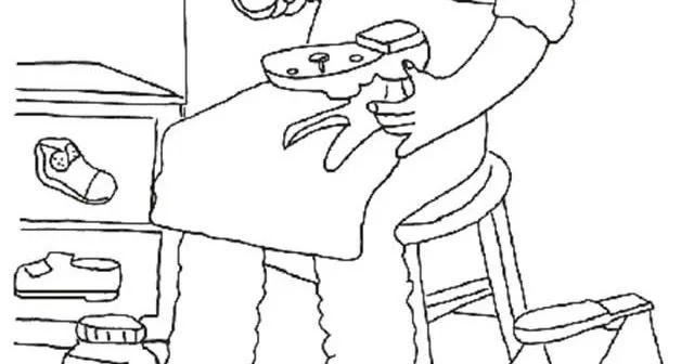 CuentosDeDonCoco.Com: ZAPATERO PARA COLOREAR CuentosDeDonCoco.Com: ZAPATERO PARA COLOREAR