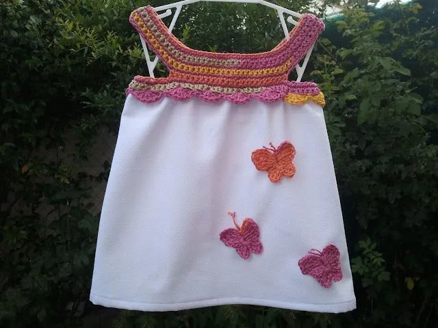 Cuerpo ganchillo para vestido de niña - Imagui Cuerpo ganchillo para vestido de niña - Imagui