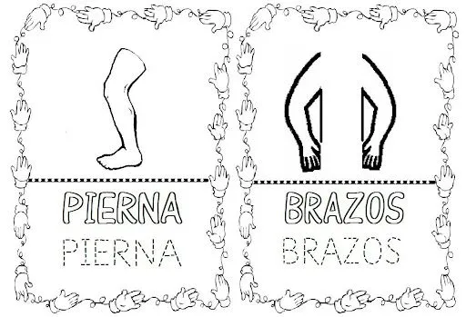 EL CUERPO HUMANO FICHAS PARA PINTAR Y REPASAR EL CUERPO HUMANO FICHAS PARA PINTAR Y REPASAR