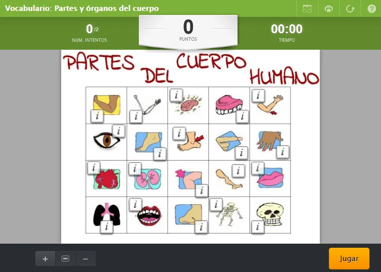 cuerpo humano | Proyecto Educere