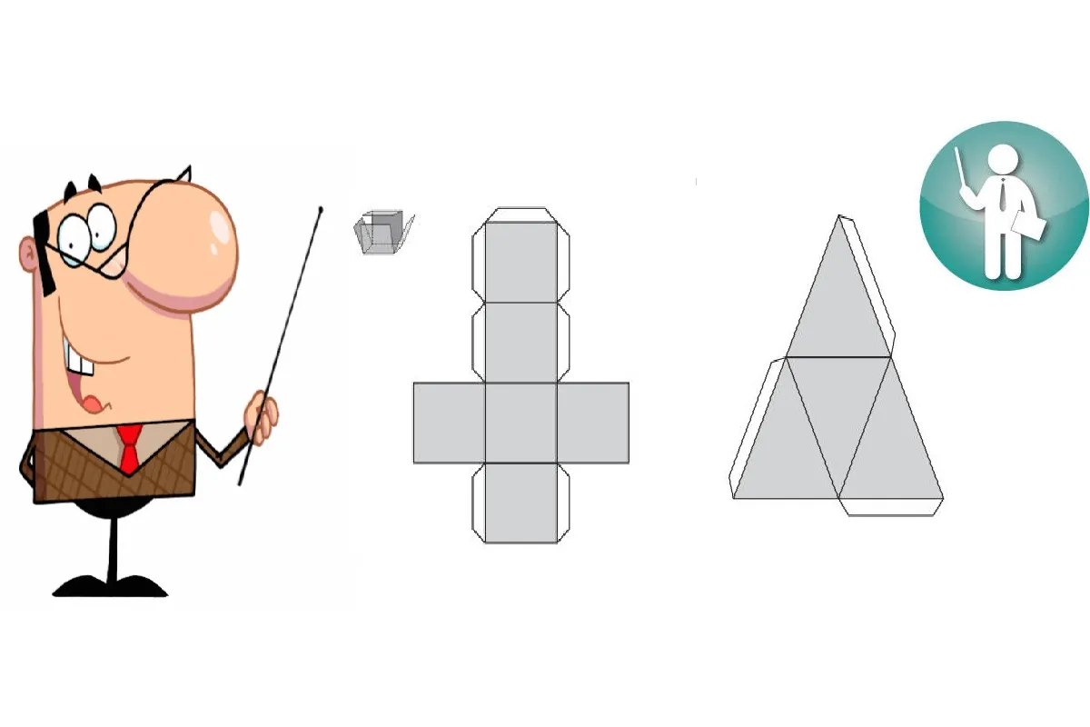 Cuerpos Geométricos para Armar - Moldes para Imprimir - AULA VIRTUAL PRIMARIA Cuerpos Geométricos para Armar - Moldes para Imprimir - AULA VIRTUAL PRIMARIA