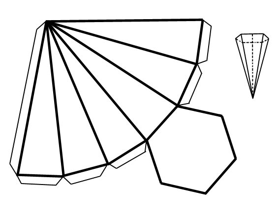 Como hacer cuerpos geometricos en cartulina - Imagui