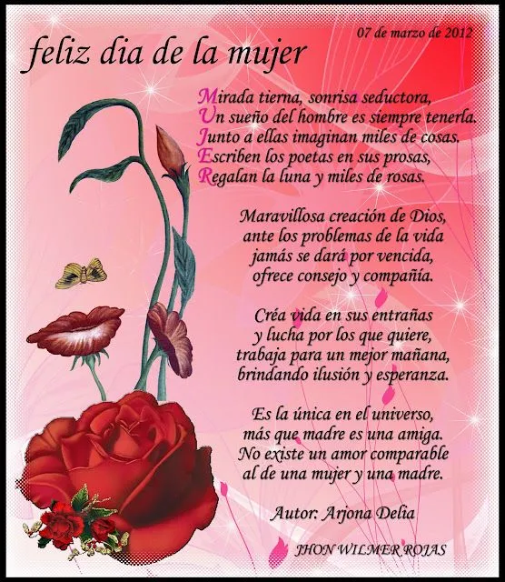 El cuervo: FELIZ DÍA DE LA MUJER