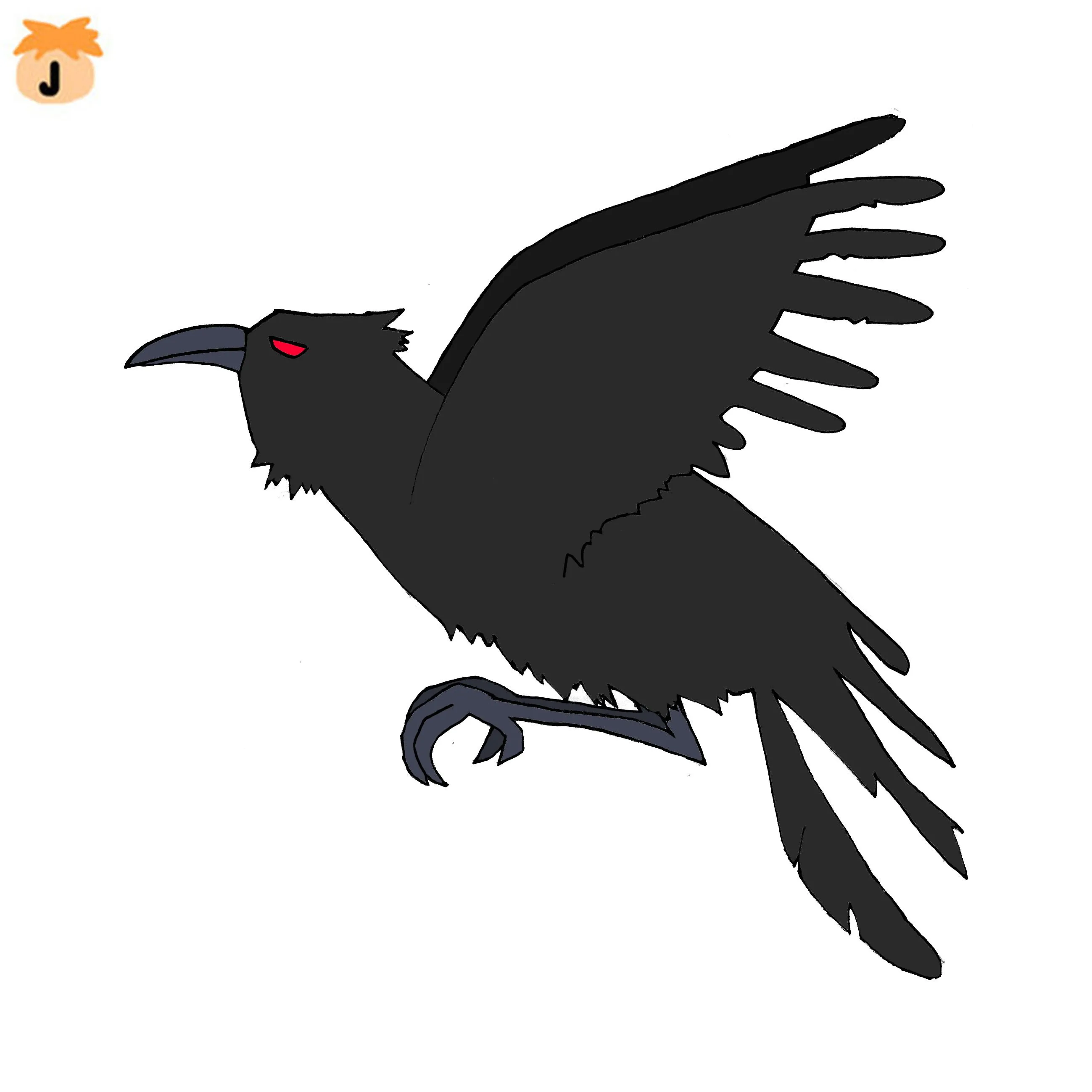 Dibujos de cuervo - Imagui